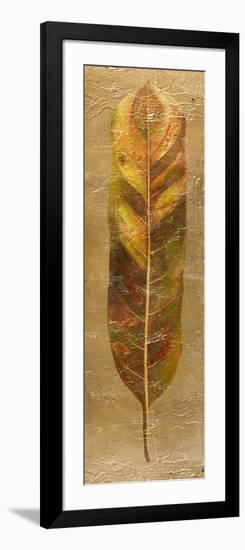 Arte Verde on Gold II-Patricia Pinto-Framed Art Print