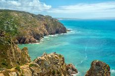 Coast of Portugal, Cape Cabo Da Roca - the Westernmost Point of Europe. Picturesque Rocks-Artem Merzlenko-Photographic Print