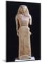 Artemide Statue, from Temple of Apollo, Delo, Greece, 7th Century BC-null-Mounted Giclee Print