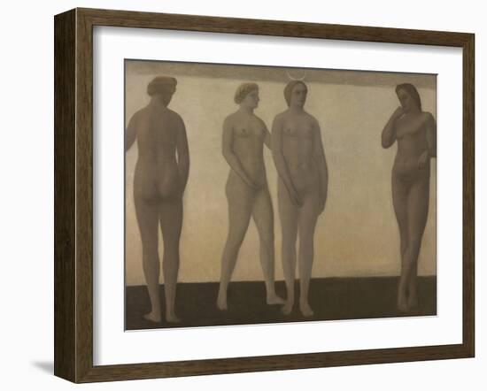 Artemis, 1893-1894-Vilhelm Hammershoi-Framed Giclee Print