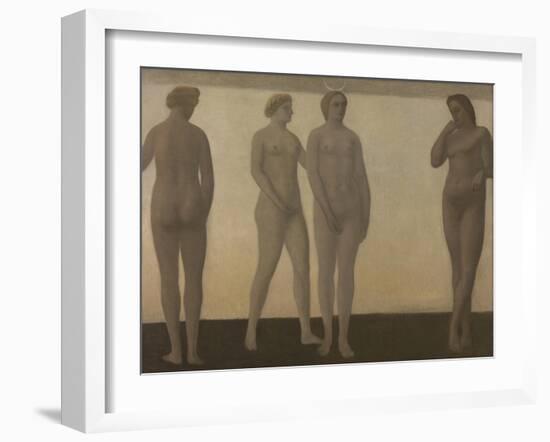 Artemis, 1893-1894-Vilhelm Hammershoi-Framed Giclee Print