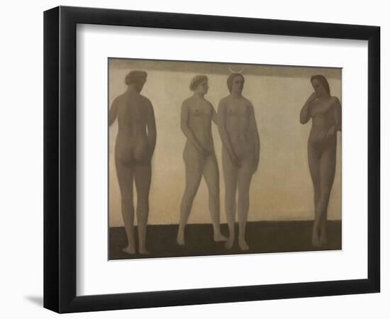 Artemis, 1893-1894-Vilhelm Hammershoi-Framed Giclee Print