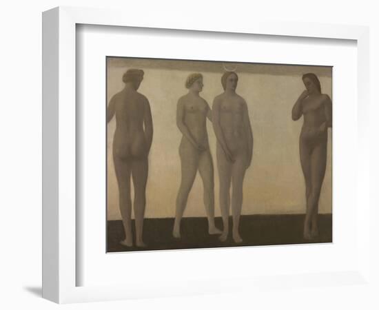 Artemis, 1893-1894-Vilhelm Hammershoi-Framed Giclee Print