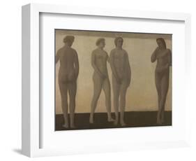 Artemis, 1893-1894-Vilhelm Hammershoi-Framed Giclee Print