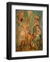 Artemis and Calisto, C.45-79-null-Framed Art Print