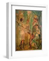 Artemis and Calisto, C.45-79-null-Framed Art Print