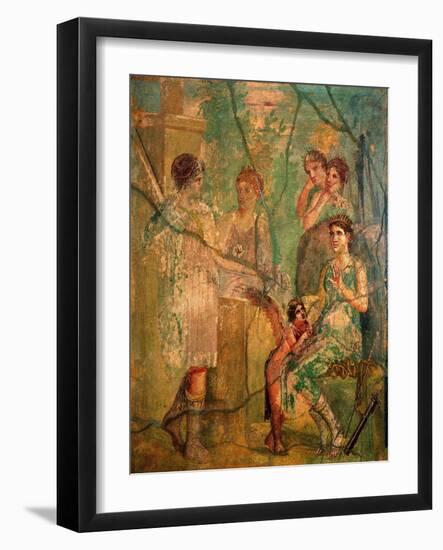 Artemis and Calisto, C.45-79-null-Framed Art Print