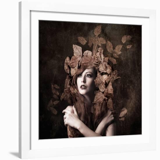 Artemis, daughter of Zeus-Faizal Besari-Framed Art Print