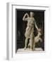 Artémis de Versailles, Diane chasseresse accompagnée d'une biche-null-Framed Giclee Print