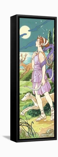 Artemis (Greek), Diana (Roman), Mythology-Encyclopaedia Britannica-Framed Stretched Canvas