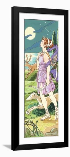 Artemis (Greek), Diana (Roman), Mythology-Encyclopaedia Britannica-Framed Art Print