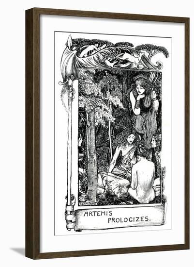 Artemis Prologizes, 1898-John Byam Liston Shaw-Framed Giclee Print