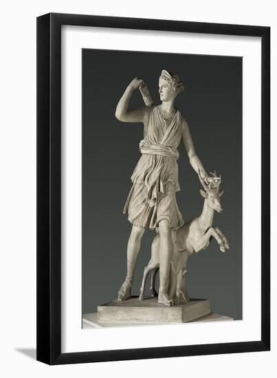 Artemis the Huntress, known as the 'Diana of Versailles'-null-Framed Art Print