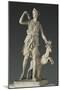 Artemis the Huntress, known as the 'Diana of Versailles'-null-Mounted Art Print