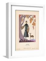 Artemis-Georges Barbier-Framed Art Print