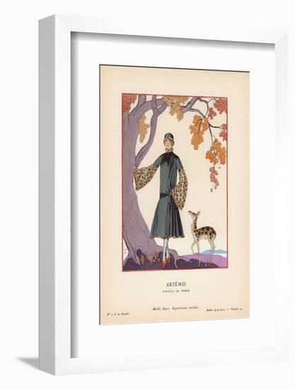 Artemis-Georges Barbier-Framed Art Print