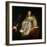 Artemisia, 1634-Rembrandt van Rijn-Framed Giclee Print