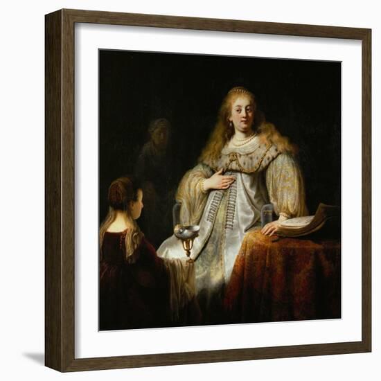 Artemisia, 1634-Rembrandt van Rijn-Framed Giclee Print