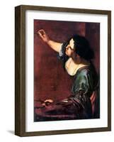 Artemisia Gentileschi-Artemisia Gentileschi-Framed Giclee Print