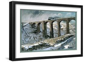 Arten Gill Viaduct-John Cooke-Framed Giclee Print