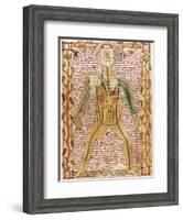 Arterial and Venous System, 'Treatise on the Human Body' 1292-null-Framed Art Print