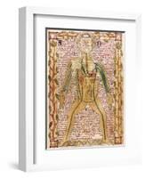 Arterial and Venous System, 'Treatise on the Human Body' 1292-null-Framed Art Print