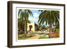 Artesian Park, Corpus Christi, Texas-null-Framed Art Print