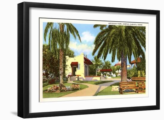 Artesian Park, Corpus Christi, Texas-null-Framed Art Print