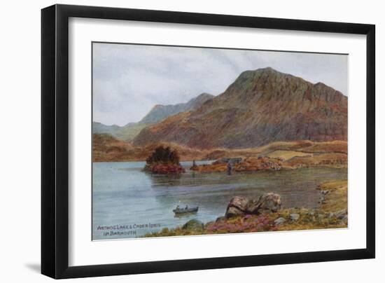 Arthog Lake and Cader Idris, Nr. Barmouth-Alfred Robert Quinton-Framed Giclee Print