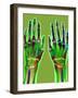 Arthritic Hands, X-ray-Du Cane Medical-Framed Photographic Print