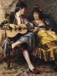 A Spanish Singer and His Lady-Arthur Alfred Burrington-Framed Giclee Print