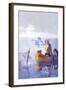 Arthur and Excalibur-Newell Convers Wyeth-Framed Art Print