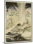 Arthur and Questing Beast-Arthur Rackham-Mounted Art Print