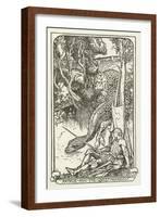 Arthur and the Questing-Beast-Henry Justice Ford-Framed Giclee Print