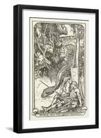 Arthur and the Questing-Beast-Henry Justice Ford-Framed Giclee Print