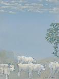 Landscape with Cows-Arthur Bowen Davies-Giclee Print