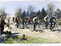 Bicycle Race, 1896-Arthur Burdett Frost-Giclee Print