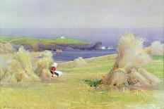 Haymaking Near Marlow-Arthur Claude Strachan-Giclee Print