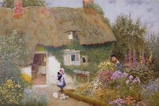 Feeding the Doves-Arthur Claude Strachan-Giclee Print