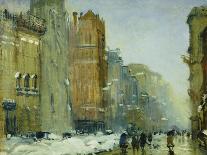 A View of the Plaza from Central Park-Arthur Clifton Goodwin-Giclee Print