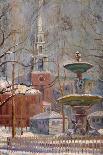 A View of the Plaza from Central Park-Arthur Clifton Goodwin-Giclee Print