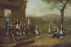 Thomas Lister and Family at Gisburne Park, 1740-41-Arthur Devis-Giclee Print
