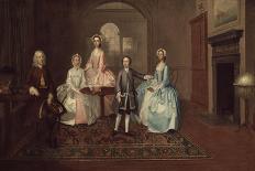 Reverend Streynsham Master and His Wife, Margaret of Croston, Lancashire, 1743-44-Arthur Devis-Giclee Print