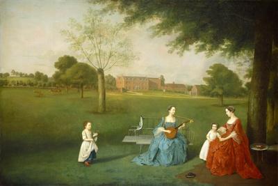 Members of the Maynard Family in the Park at Waltons, C.1755-62