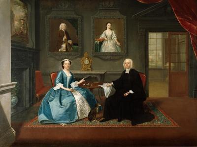 Reverend Streynsham Master and His Wife, Margaret of Croston, Lancashire, 1743-44