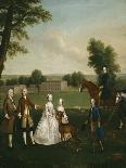 Members of the Maynard Family in the Park at Waltons, C.1755-62-Arthur Devis-Art Print