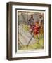 Arthur Draws the Sword from the Stone-null-Framed Art Print