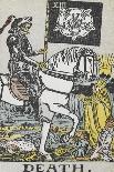 Tarot Card With a Young Child Riding a White Horse With Large Sunflowers and Sun Behind-Arthur Edward Waite-Framed Giclee Print