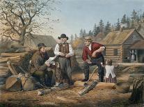 Arguing the Point, Engraved by Nathaniel Currier (1813-88) 1855-Arthur Fitzwilliam Tait-Giclee Print
