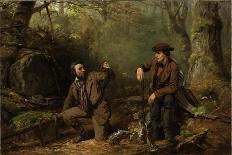 Trappers Following the Trail: at Fault, 1851-Arthur Fitzwilliam Tait-Giclee Print